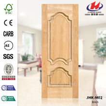 JHK-M02 New Solid Wood Design Villa Interior Brich Veneer Natural Thailand Door Panel